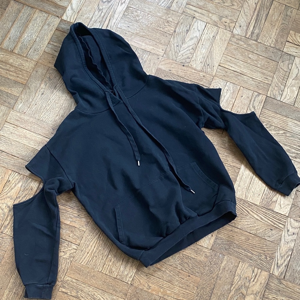Nude Brand Black Sweatshirt size small (oversized)